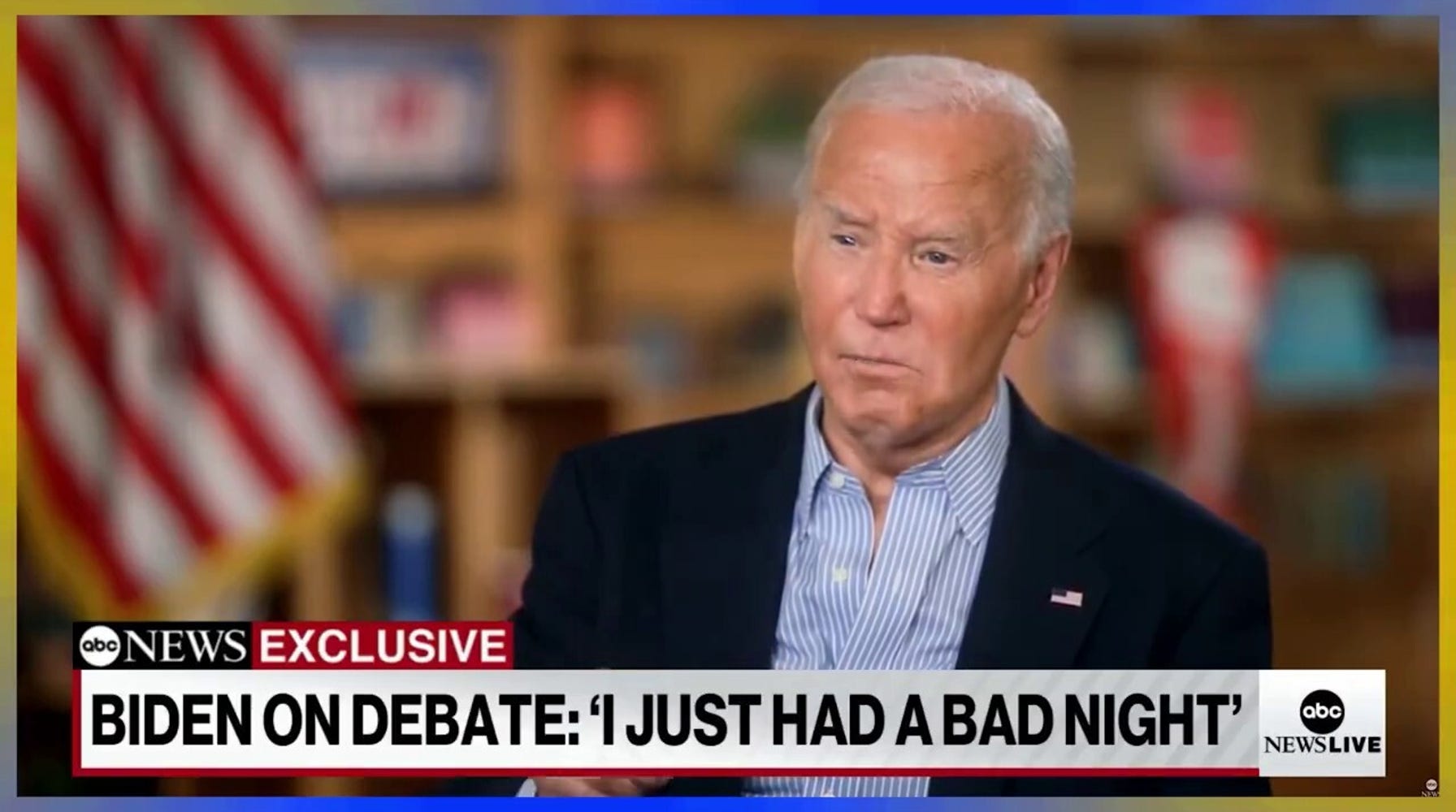 Biden Blames Trump's
